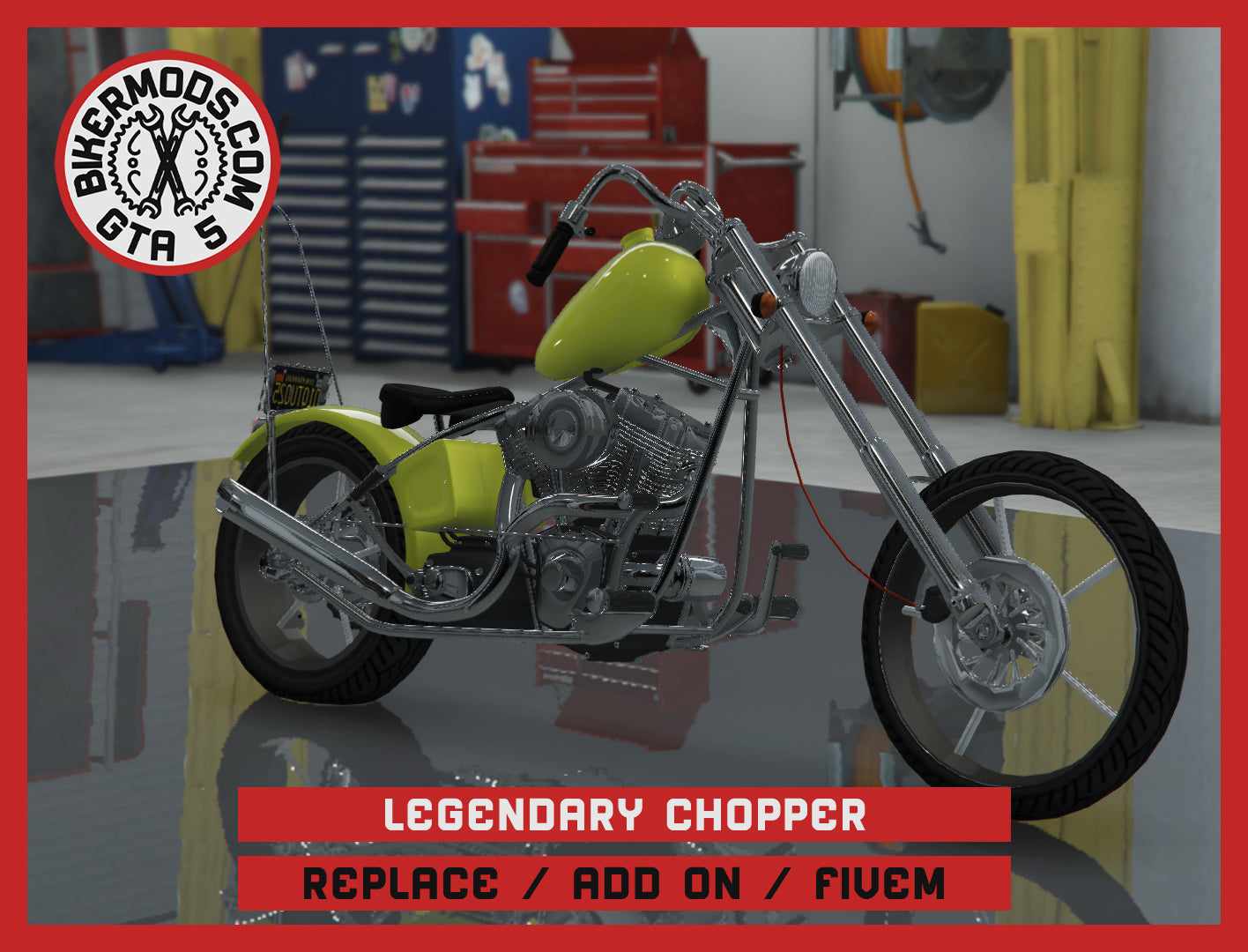 Legendary Chopper (Replace / Add On / FiveM) 494k Poly