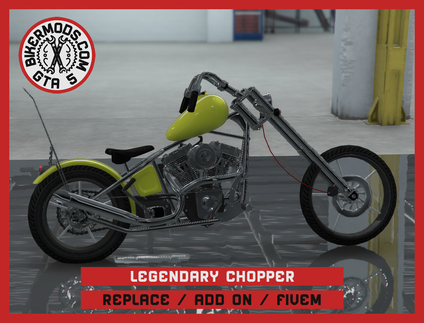 Legendary Chopper (Replace / Add On / FiveM) 494k Poly