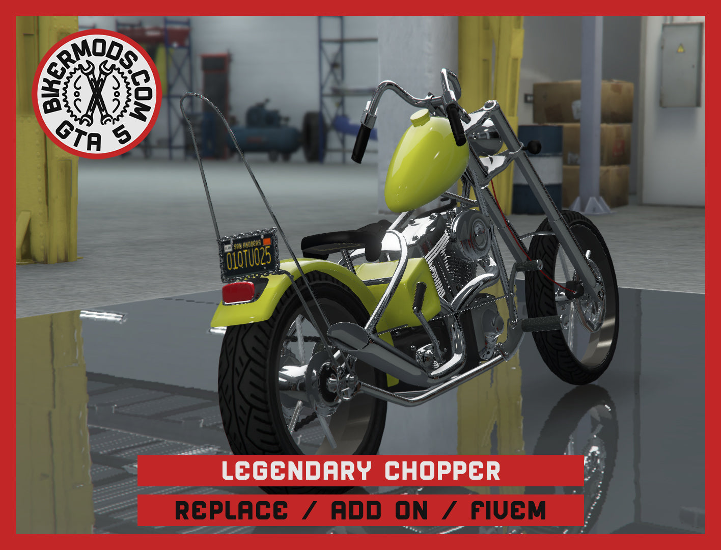 Legendary Chopper (Replace / Add On / FiveM) 494k Poly