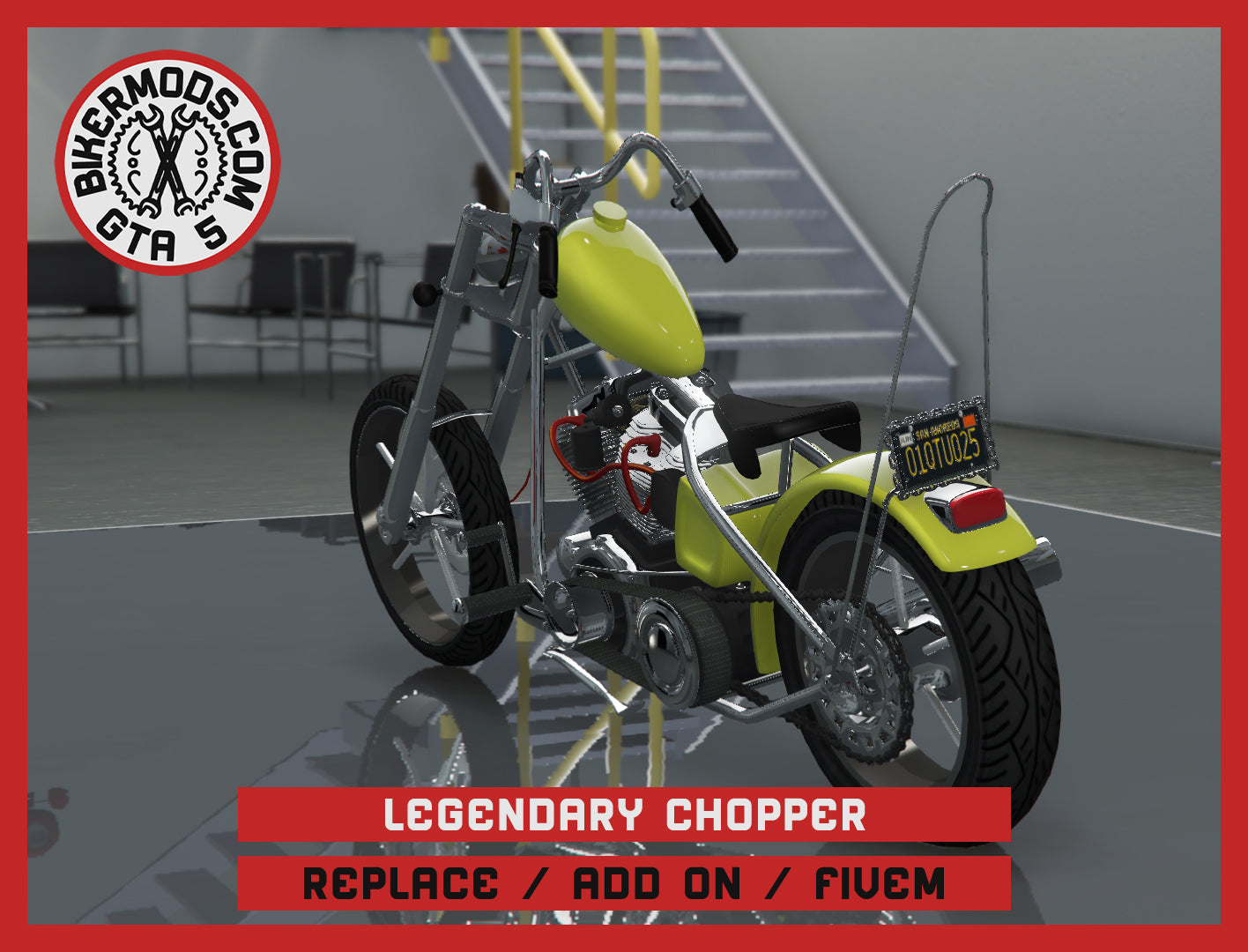 Legendary Chopper (Replace / Add On / FiveM) 494k Poly