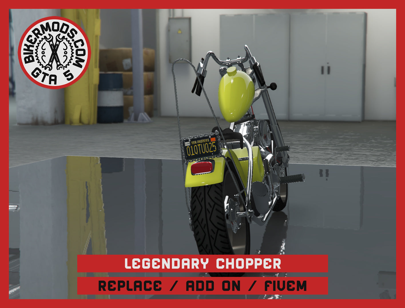 Legendary Chopper (Replace / Add On / FiveM) 494k Poly