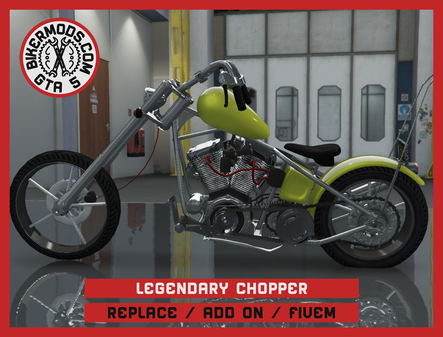 Legendary Chopper (Replace / Add On / FiveM) 494k Poly