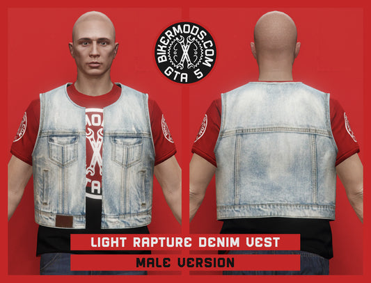 Light Rapture Denim Vest (Male)