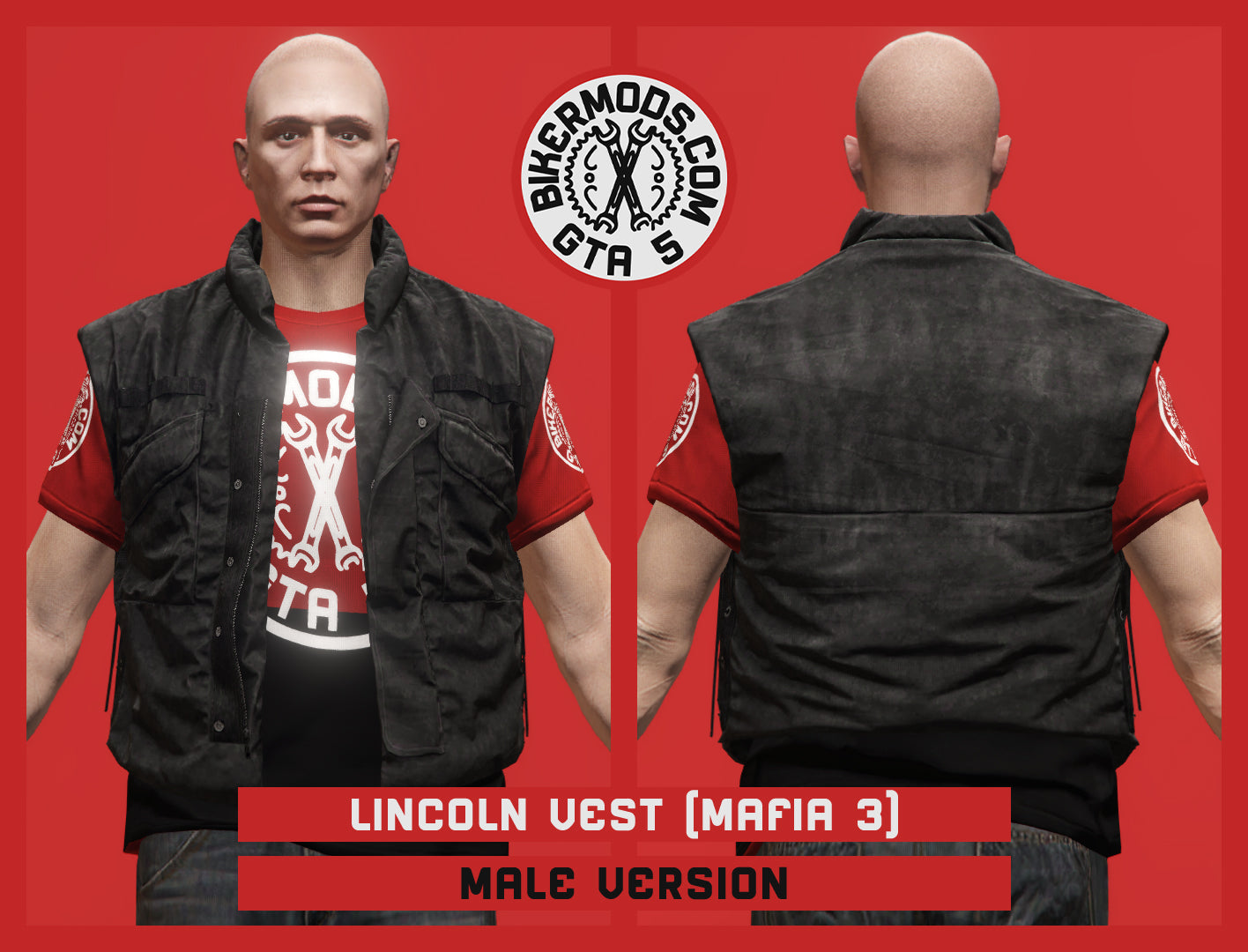 Lincoln Vest (Male) from Mafia 3 Black Style