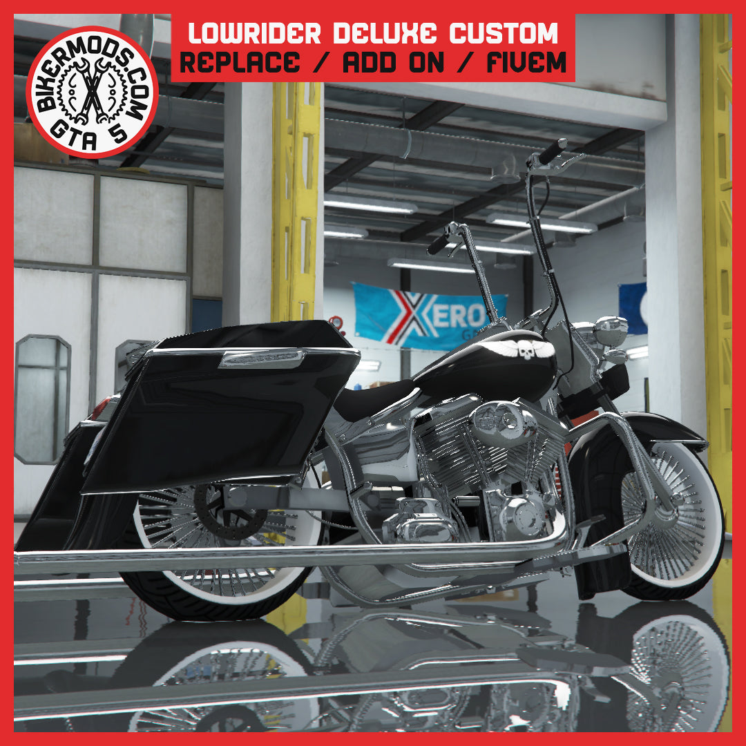Lowrider Deluxe Custom (Replace / Add On / FiveM) 148K Poly