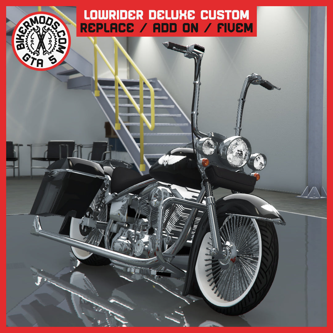 Lowrider Deluxe Custom (Replace / Add On / FiveM) 148K Poly