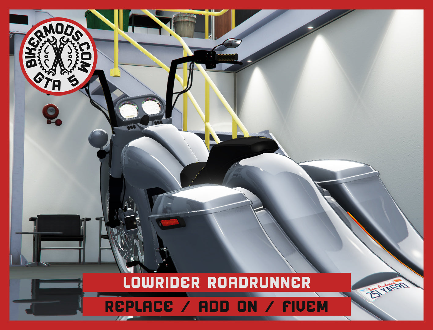 Lowrider Roadrunner (Replace / Add On / FiveM) 203k Poly