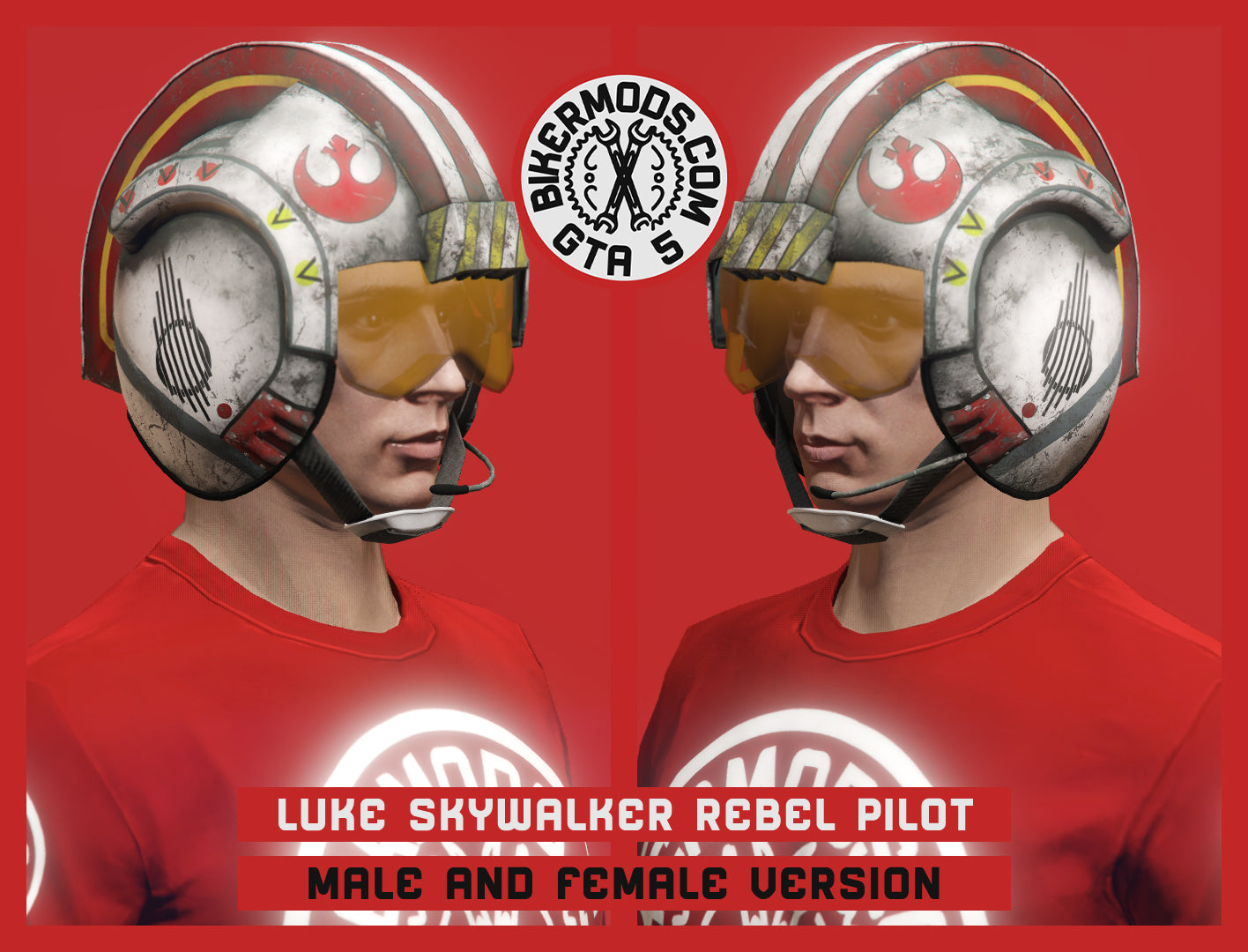 Luke Skywalker Rebel Pilot Helmet (Star Wars)
