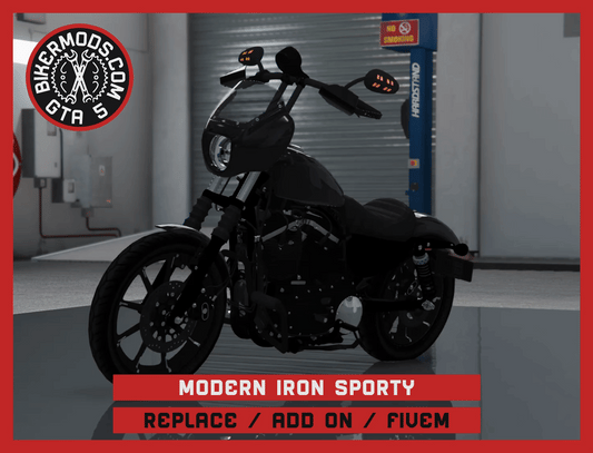 Modern Iron Sporty (Replace / Add On / FiveM) 180k Poly