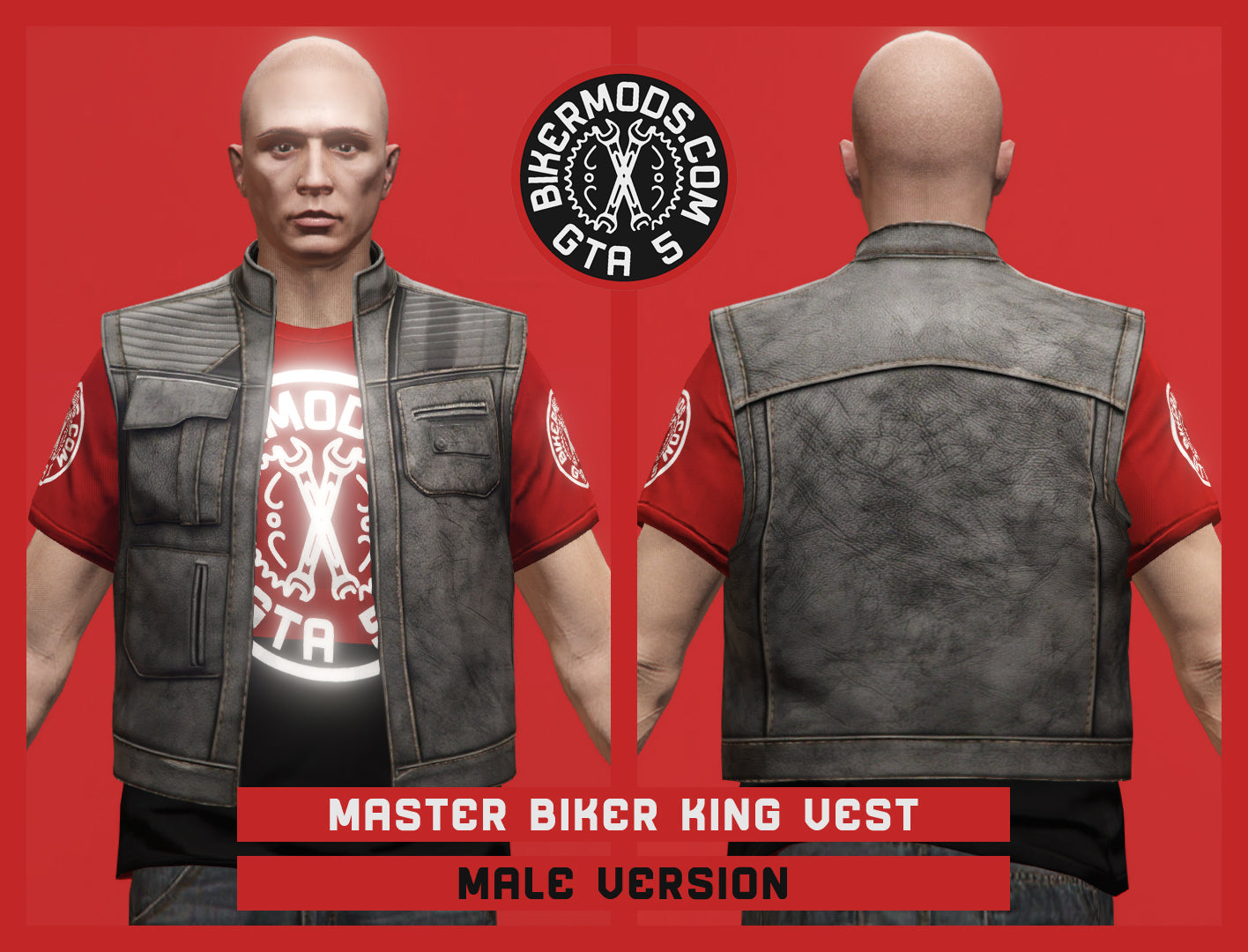 Master Biker King Vest (Male)