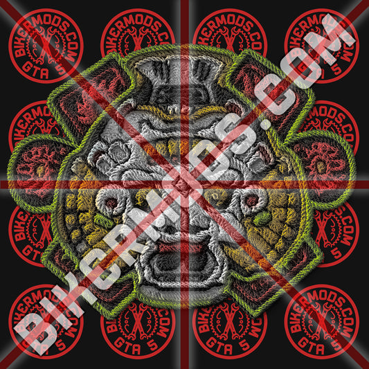 Mayans MC Worn Center Emblem (New Embroidery)