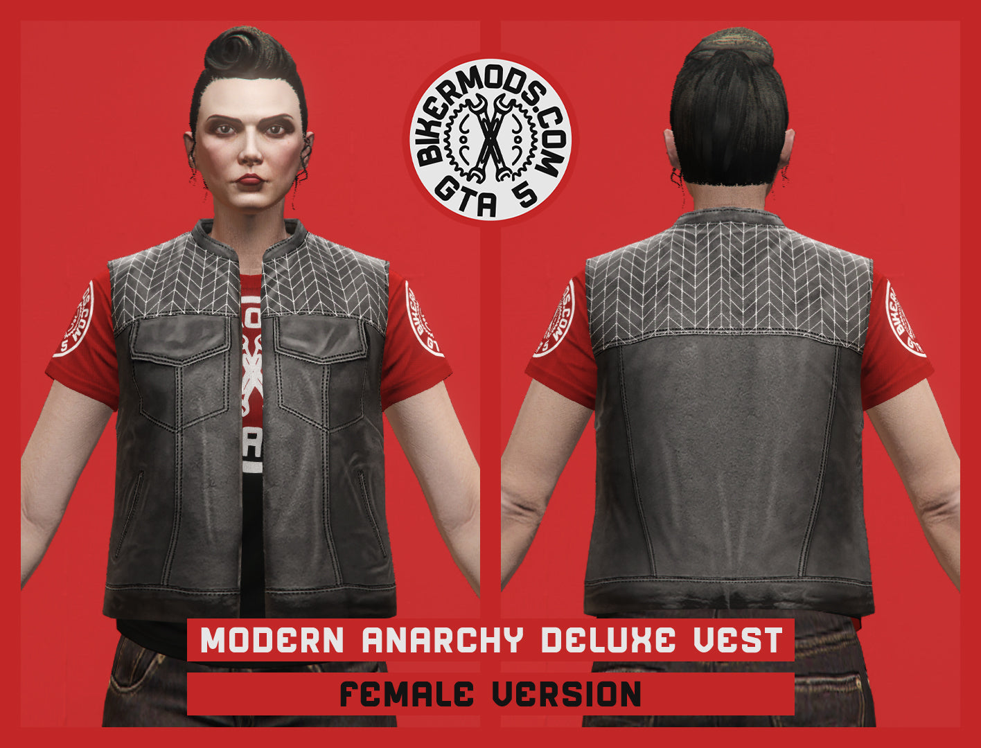 Modern Anarchy Deluxe Biker Vest (Female)