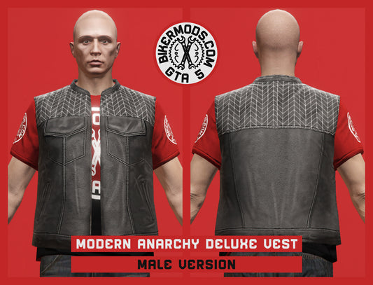 Modern Anarchy Deluxe Biker Vest (Male)