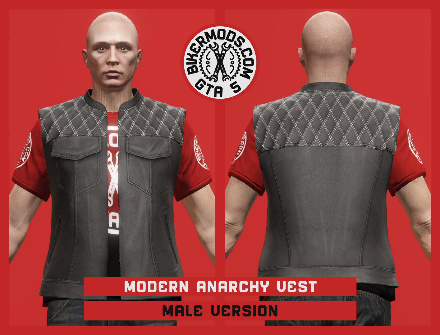 Modern Anarchy Vest (Male) Open Style