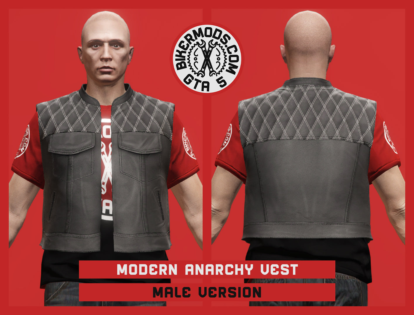 Modern Anarchy Vest (Male) Shorty Style