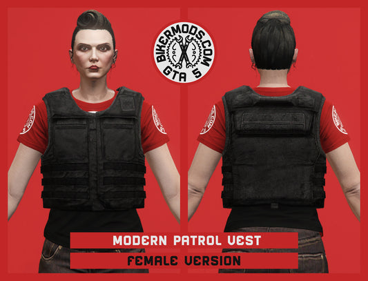 Modern Patrol Black Vest (Female)