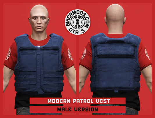 Modern Patrol Navy Vest (Male)
