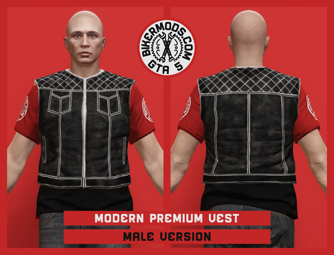 Modern Premium Vest (Male) Closed