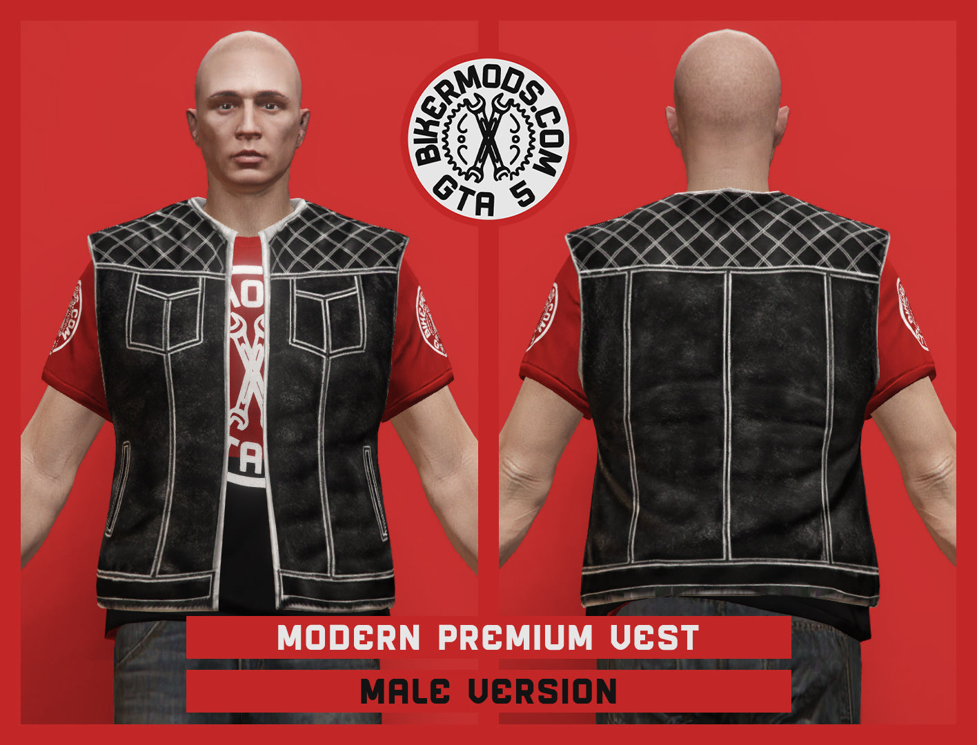 Modern Premium Vest (Male) Open