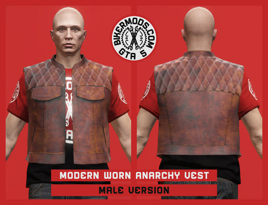 Modern Worn Anarchy Vest (Male) Shorty Style