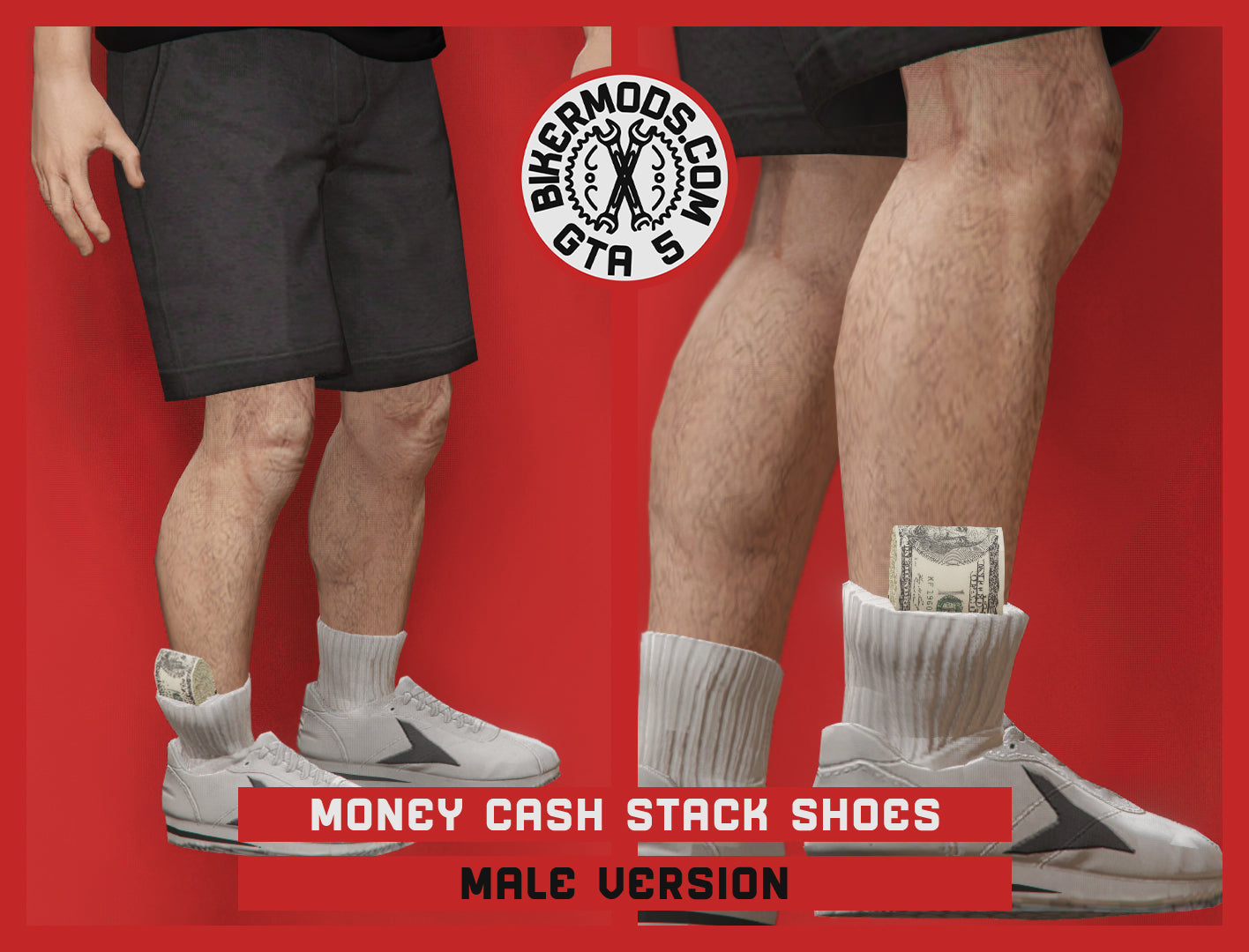 Money Cash Stack Shoes (Male)