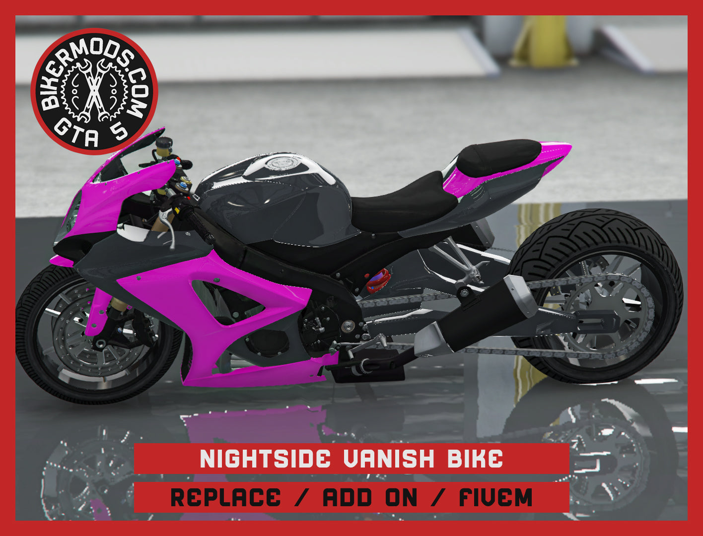 Nightside Vanish Bike (Replace / Add On / FiveM) 236k Poly