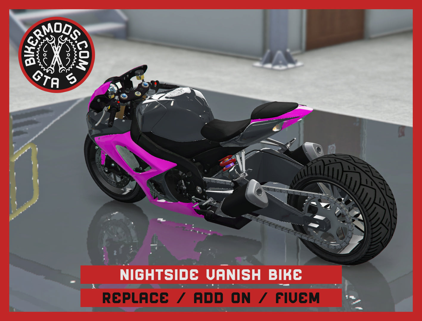 Nightside Vanish Bike (Replace / Add On / FiveM) 236k Poly