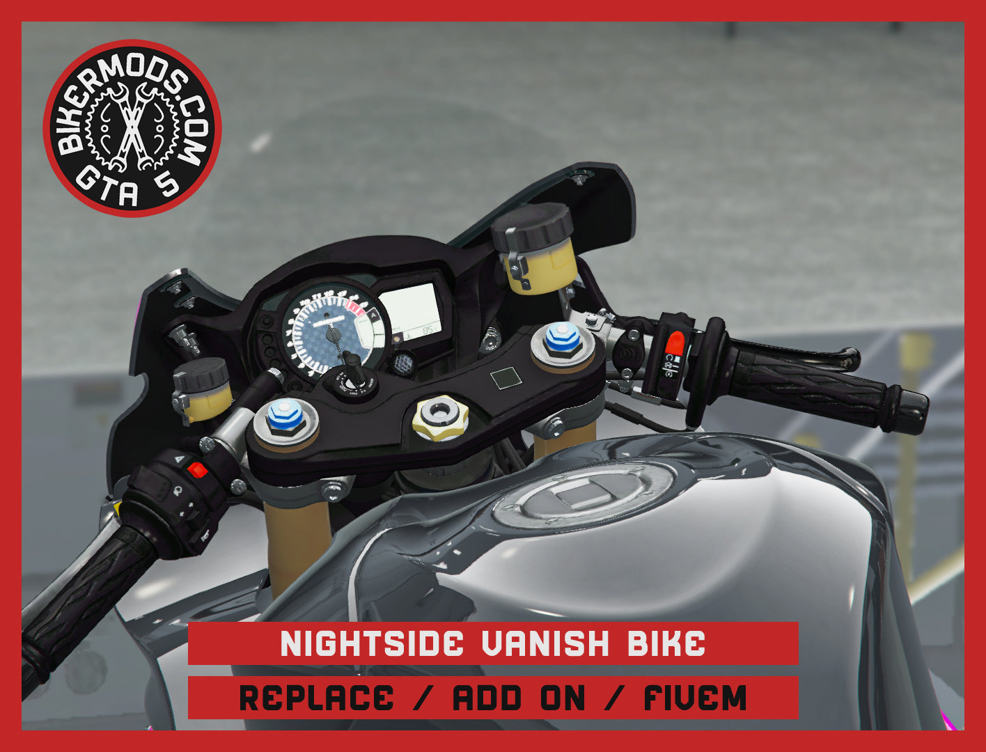 Nightside Vanish Bike (Replace / Add On / FiveM) 236k Poly