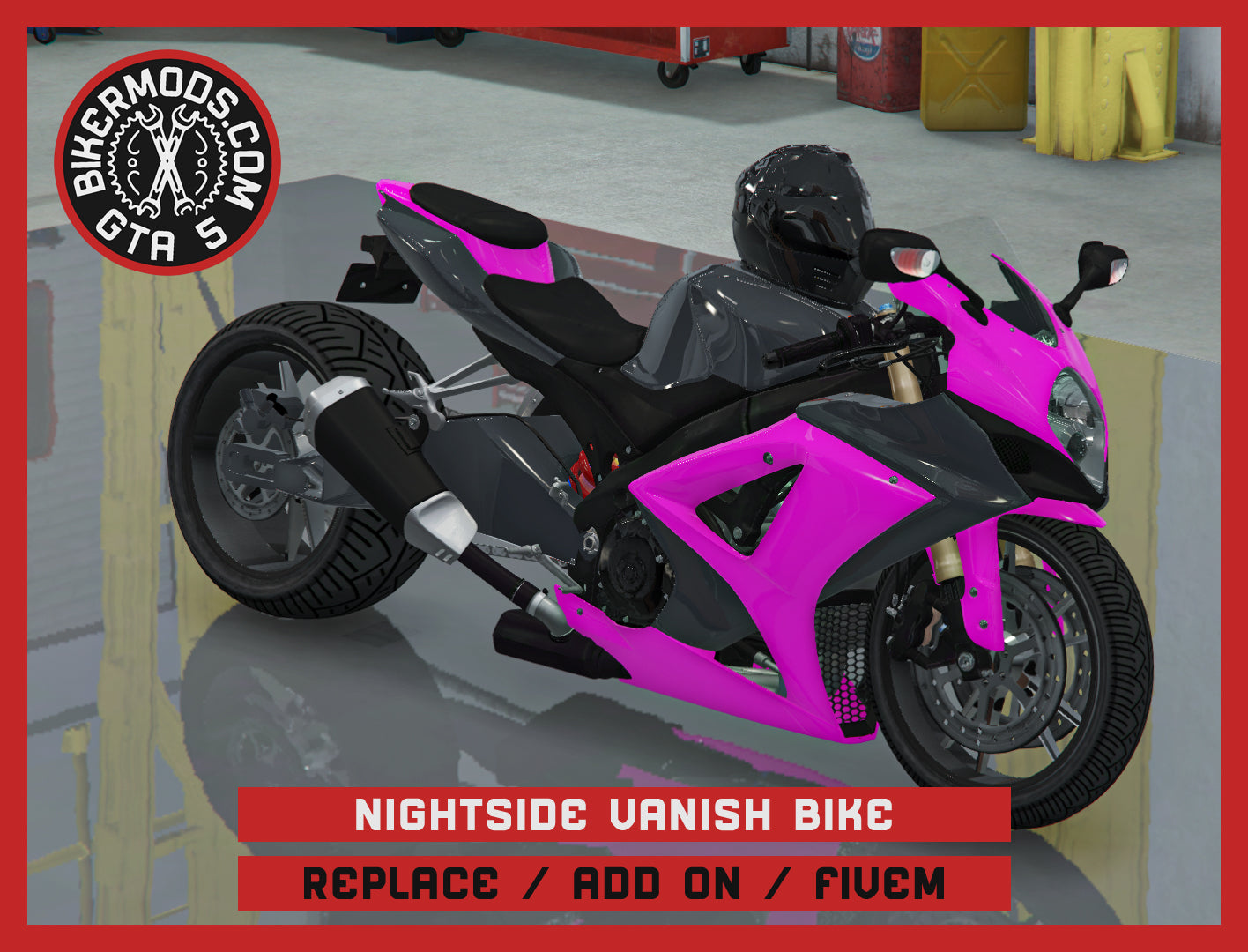 Nightside Vanish Bike (Replace / Add On / FiveM) 236k Poly