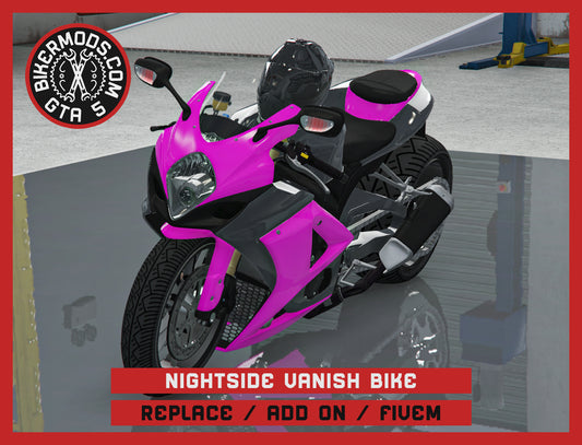 Nightside Vanish Bike (Replace / Add On / FiveM) 236k Poly