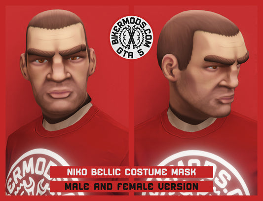 Niko Bellic Costume Mask