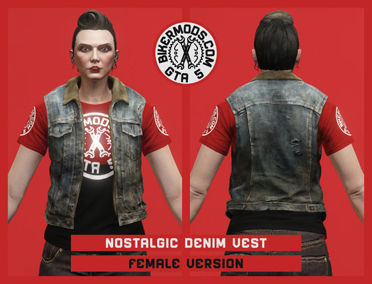 Nostalgic Denim Vest (Female)