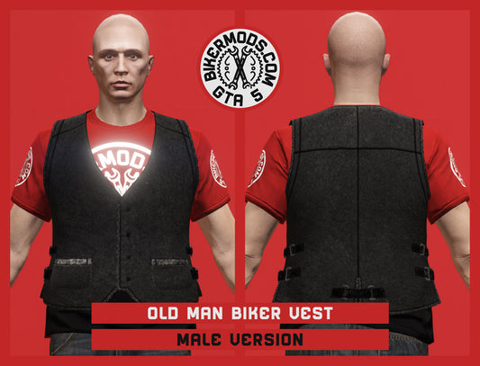 Old Man Biker Standard Vest (Male)