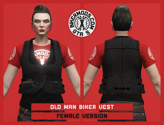 Old Man Biker Vest (Female)