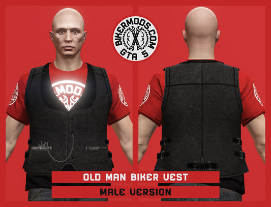 Old Man Biker Vest (Male)