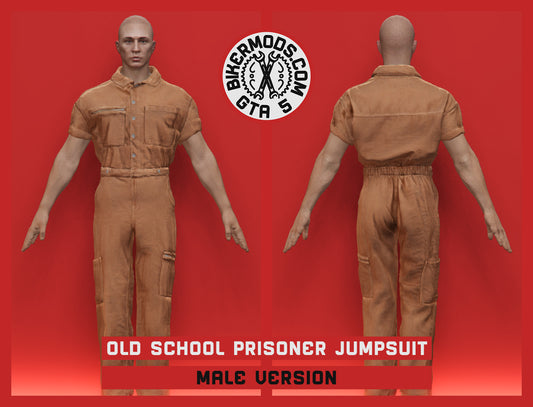 Old School Prisoner Jumpsuit (Male)