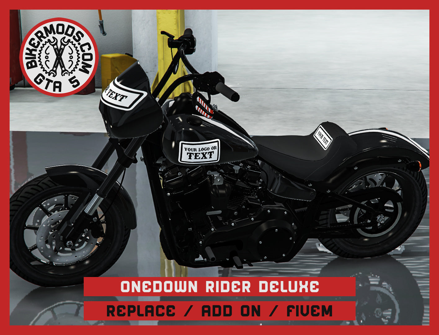 OneDown Rider Deluxe (Replace / Add On / FiveM) 255k Poly