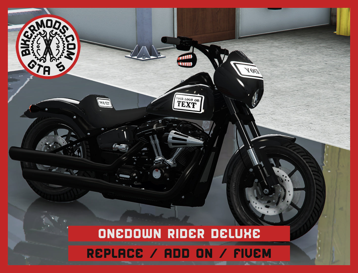 OneDown Rider Deluxe (Replace / Add On / FiveM) 255k Poly