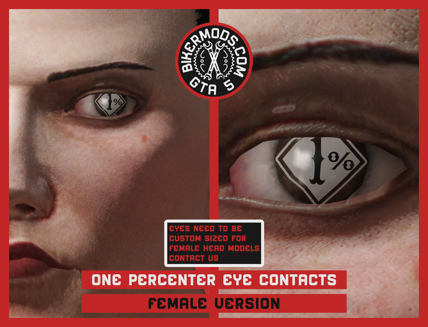 One Percenter Eye Contacts (Female)