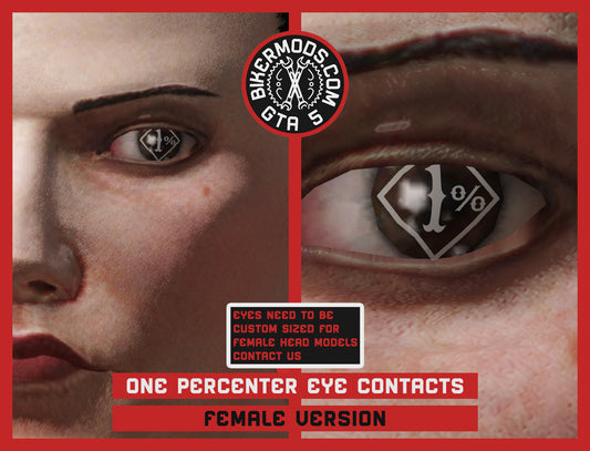 One Percenter Outline Eye Contacts (Female)