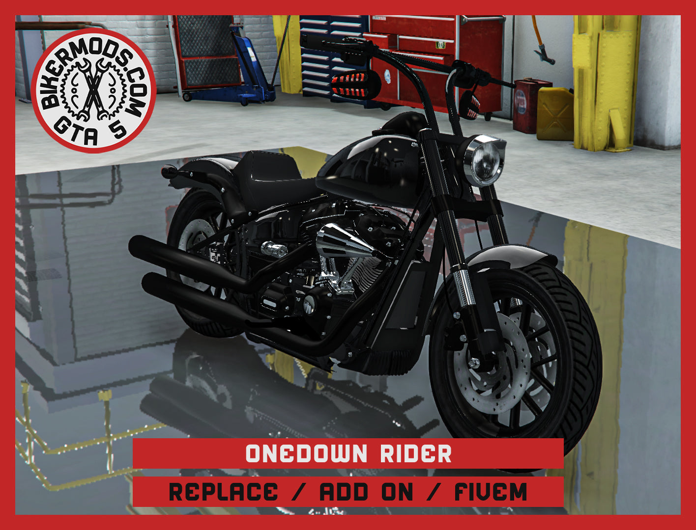 OneDown Rider (Replace / Add On / FiveM) 240k Poly