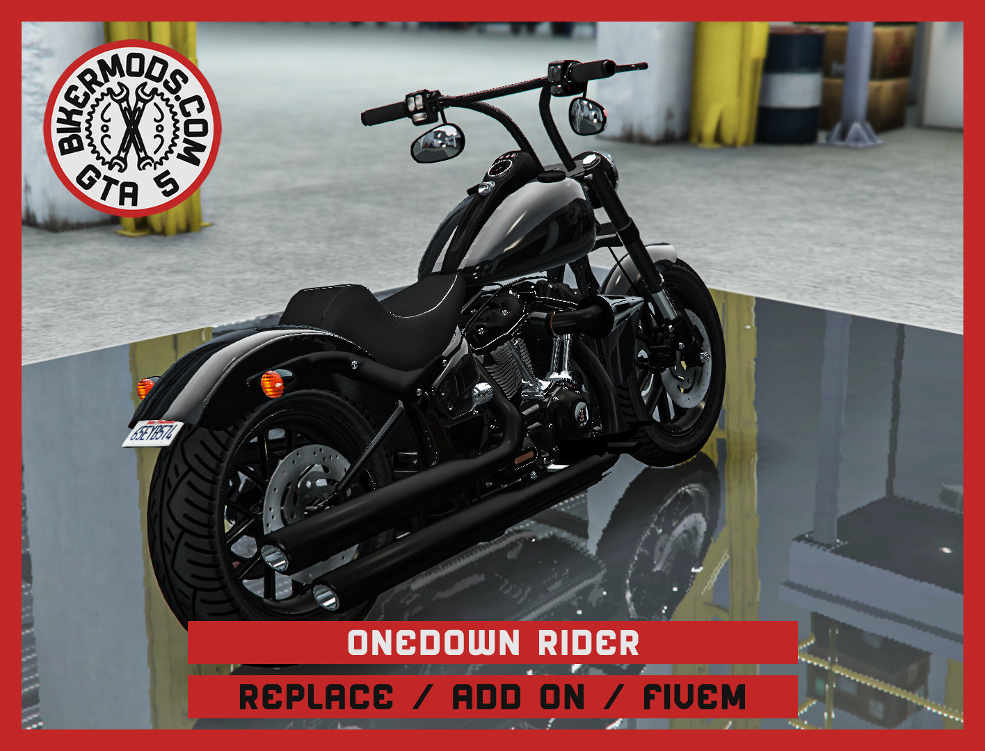 OneDown Rider (Replace / Add On / FiveM) 240k Poly