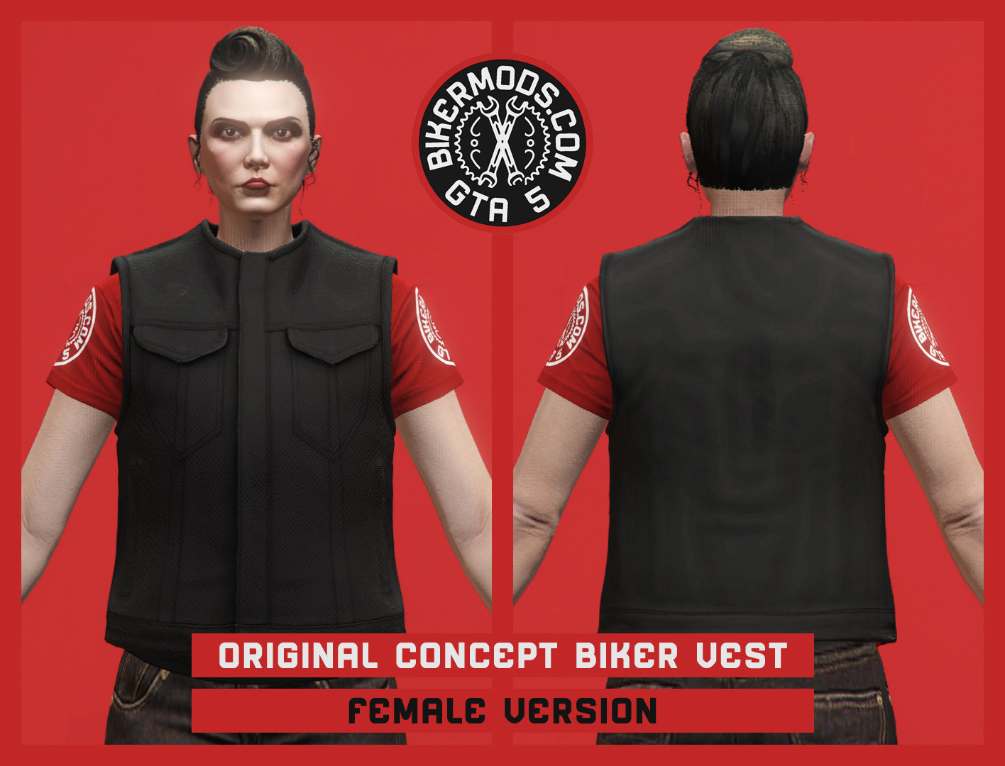 Original Concept Biker Vest (Female)