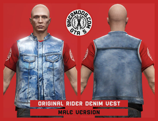 Original Rider Denim Vest (Male)