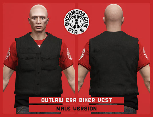 Outlaw Era Biker Vest (Male)