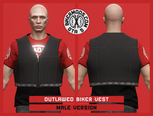 Outlawed Biker Vest (Male)