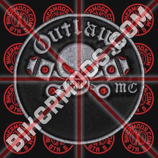 Outlaws MC (Circle Badge)