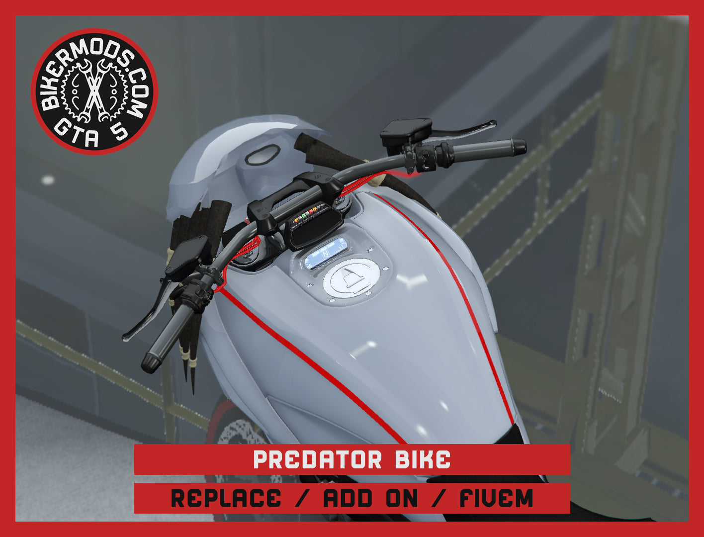 Predator Bike (Replace / Add On / FiveM) 183k Poly