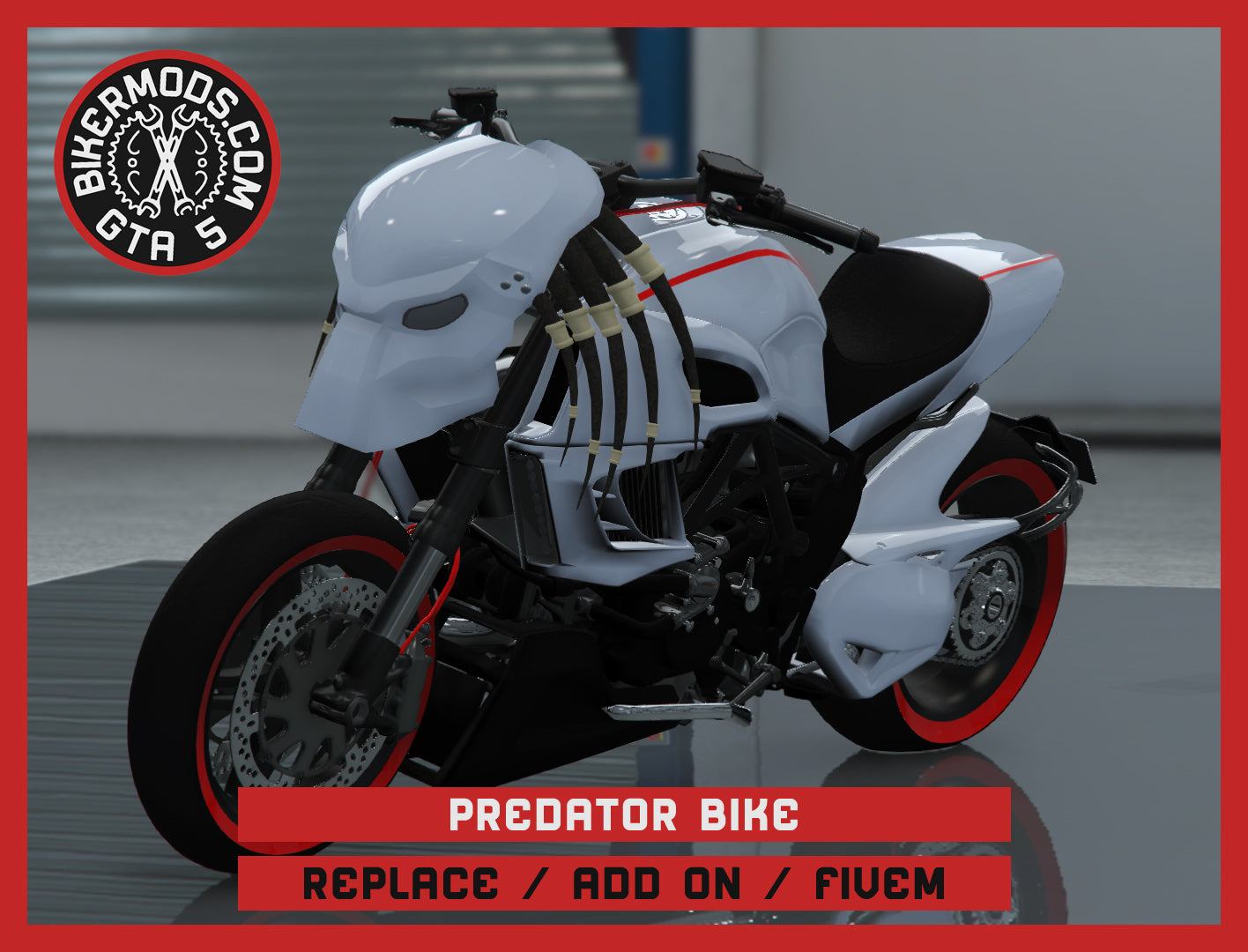 Predator Bike (Replace / Add On / FiveM) 183k Poly