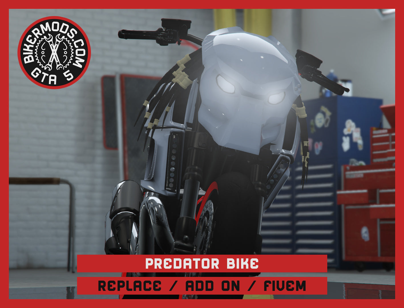 Predator Bike (Replace / Add On / FiveM) 183k Poly